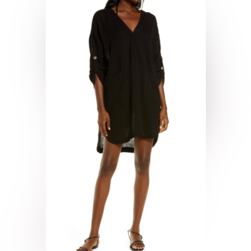 SEAFOLLY Essentials Cover Up in Black